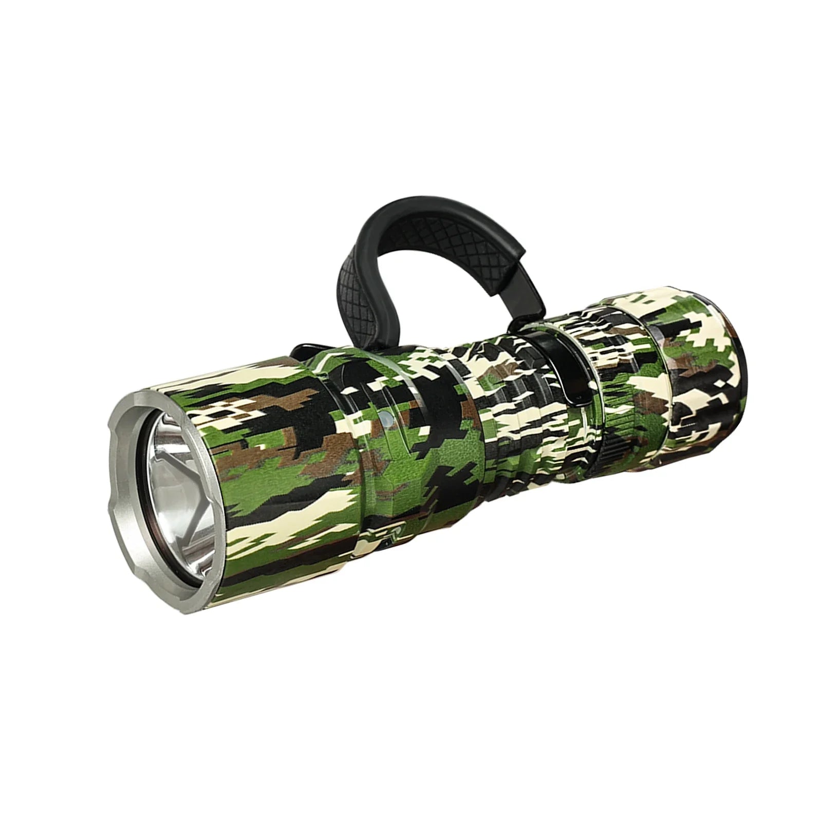 Wurkkos TD07 1300LM Tactical Flashlight 479M Long Throw IP68 Waterproof 18350 Battery Torch Dual Switches and Ring Handle Grip