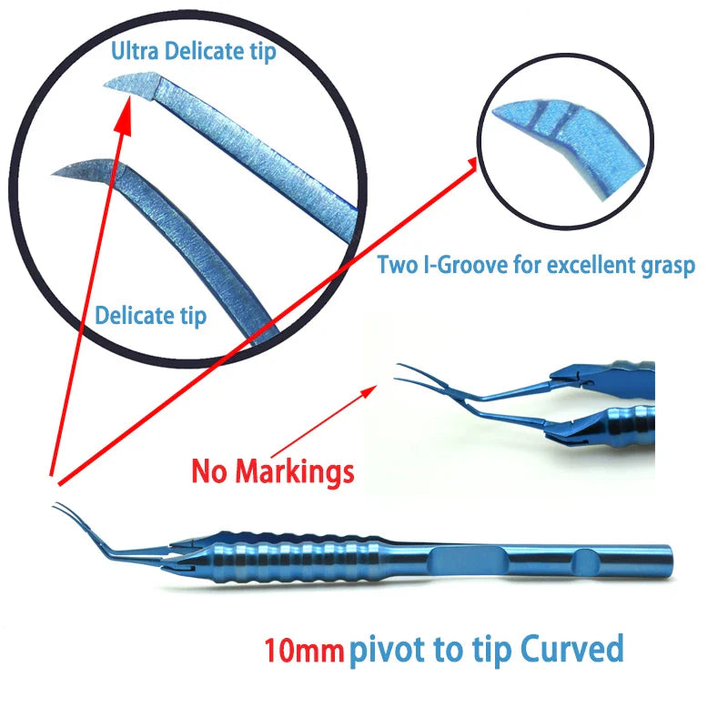 Capsulorhexis Forceps  Utrata Forceps 2.2mm Incision Inamura  Giannetti Corydon O'Gawa Nevyas Lehner High Quality Type Hi Eye