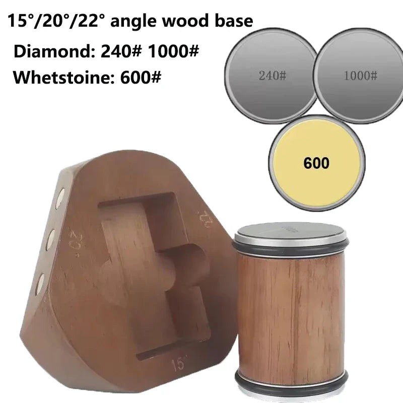 2025 NEW Rolling Knife Sharpener Knife Holder Diamond Sharpener Stone Whetstone Sharpening Angles Grind Stone Kitchen Tools