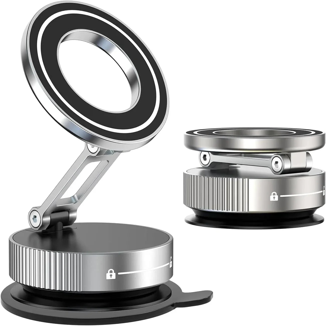 Magnetic Car Mount Strong Magnetic 360° Rotation Foldable Phone Holder For Cell Phone For iphone 12 13 14 15 16 Live Streaming ﻿