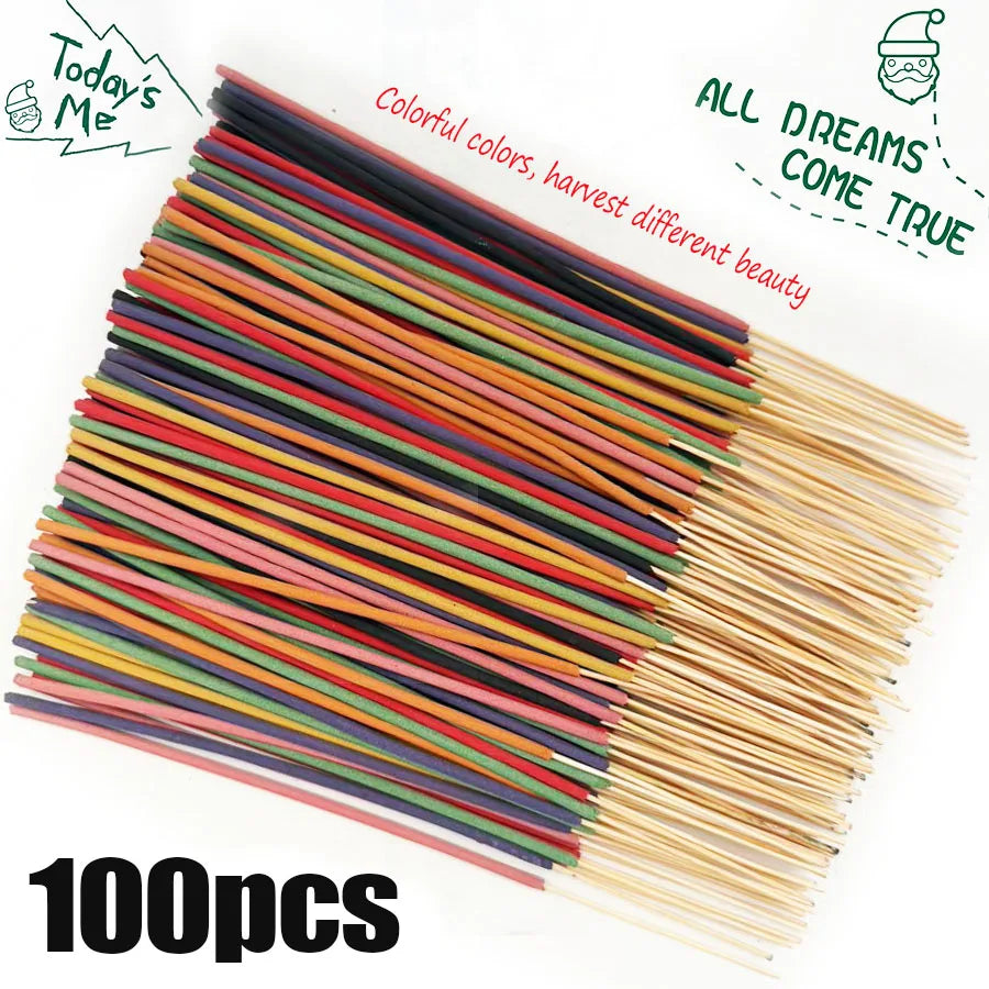 Christmas Limited Edition Colorful Incense Stick for a Different Taste, Suitable for Home Decoration and Holiday Gifts