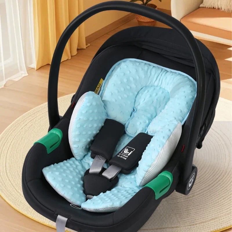 M76C Color Matching Baby Car Cushion Insert for Newborns Ensures Comfort and Safety in Strollers and Bouncer Seats