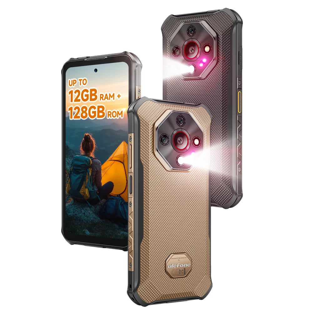 Ulefone Armor X16 Rugged Phone 10360mAh Battery Up to 12GB RAM 128GB ROM 120Hz 6.56