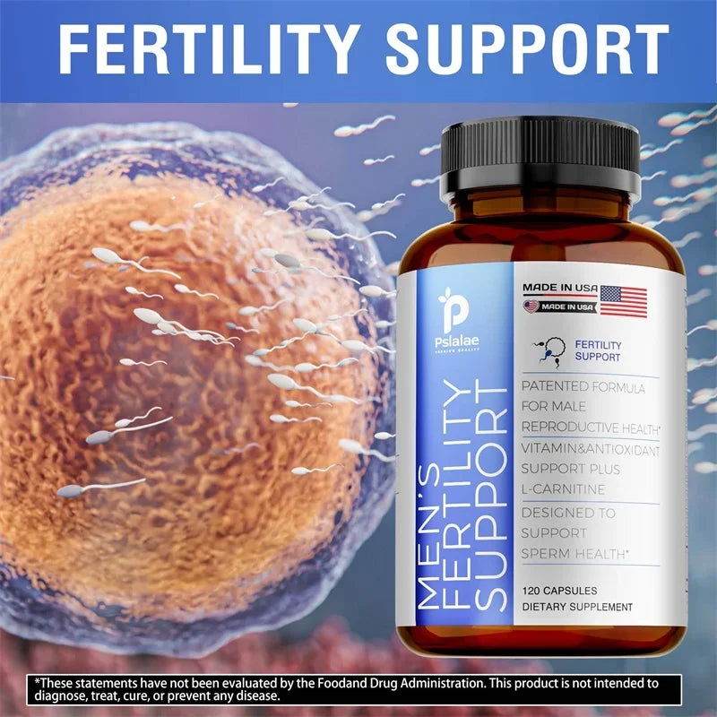 Male Fertility - Antioxidant,Promote Male Reproductive Health, Enhance Fertility,Improve Sperm Motility, Non-GMO,Non-irritating