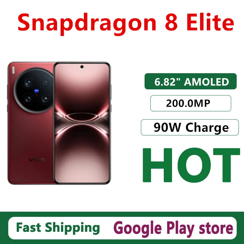Original Vivo X200 Ultra Mobile Phone Snapdragon 8 Elite 6.82