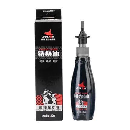 120ML Motorcycle Engine Chain Oil Noise Reduction Lubricant for Electric Vehicle Repair and Maintenance