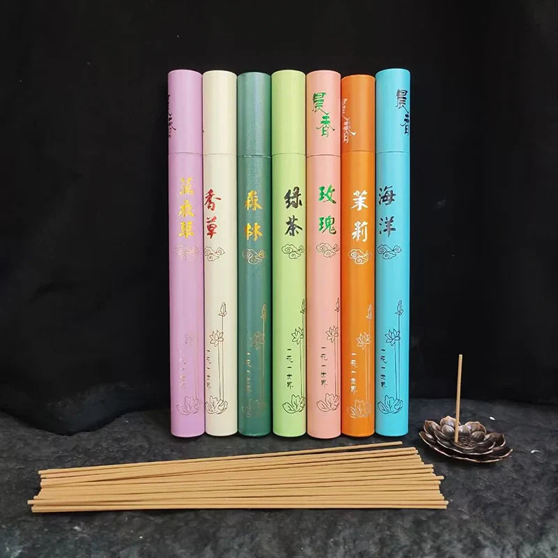 40 Sticks/pot Natural Sandalwood Incense Sticks Sleep Chinese Home Scents Aromatherapy Room Fragrance Buddhist Supplies Incenses